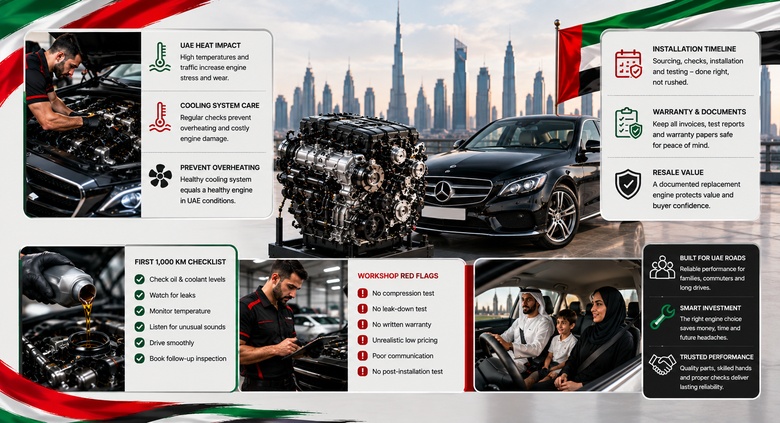 Mercedes C250 Engines in UAE