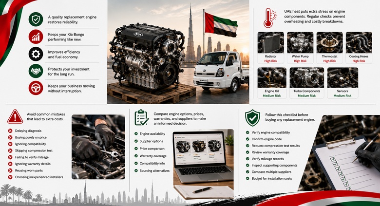 Kia Bongo Engines in UAE