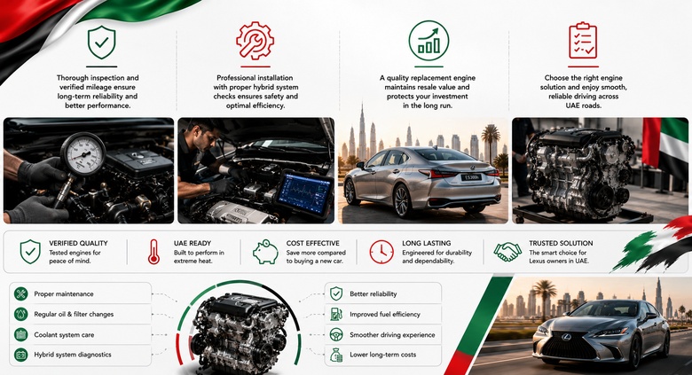 Lexus ES300h Engines in UAE