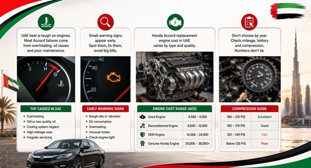 Accord Replacement Engines in UAE