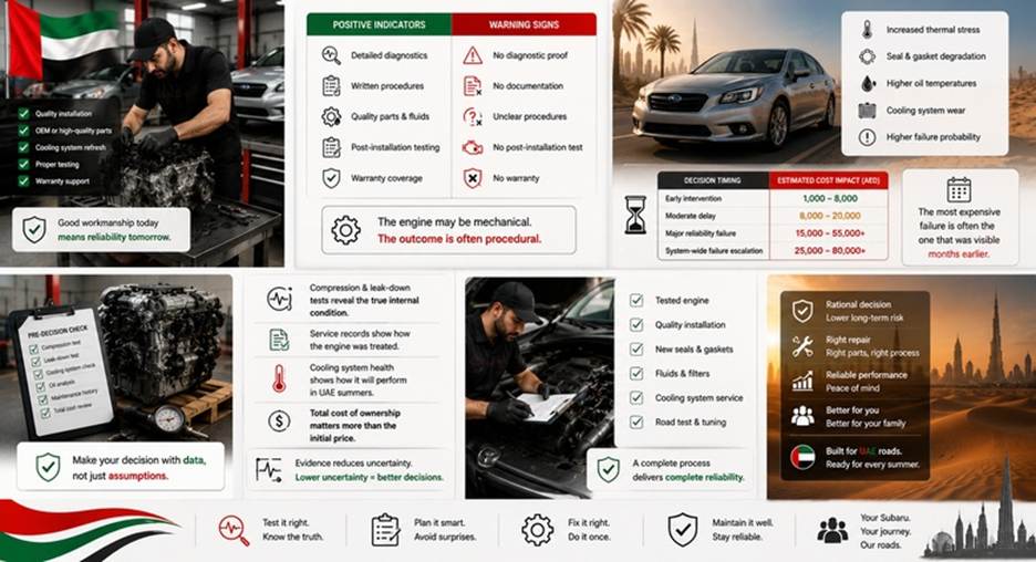 Subaru Legacy Engines in UAE