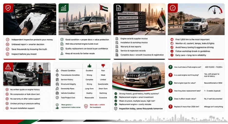 Toyota Land Cruiser Prado Engines in UAE