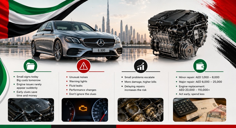 Mercedes E300 Engines in UAE