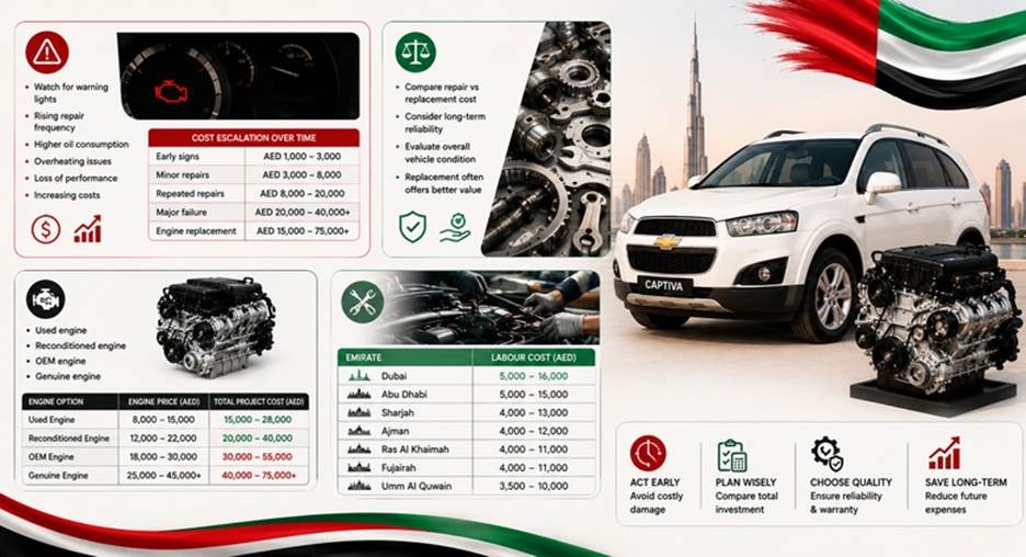 Chevrolet Captiva Engines in UAE