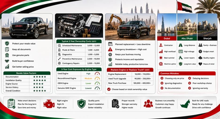 GMC Sierra Engines in UAE