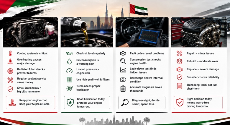 Toyota Supra Engines in UAE
