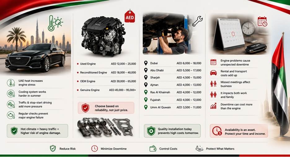 Hyundai Genesis Engines in UAE