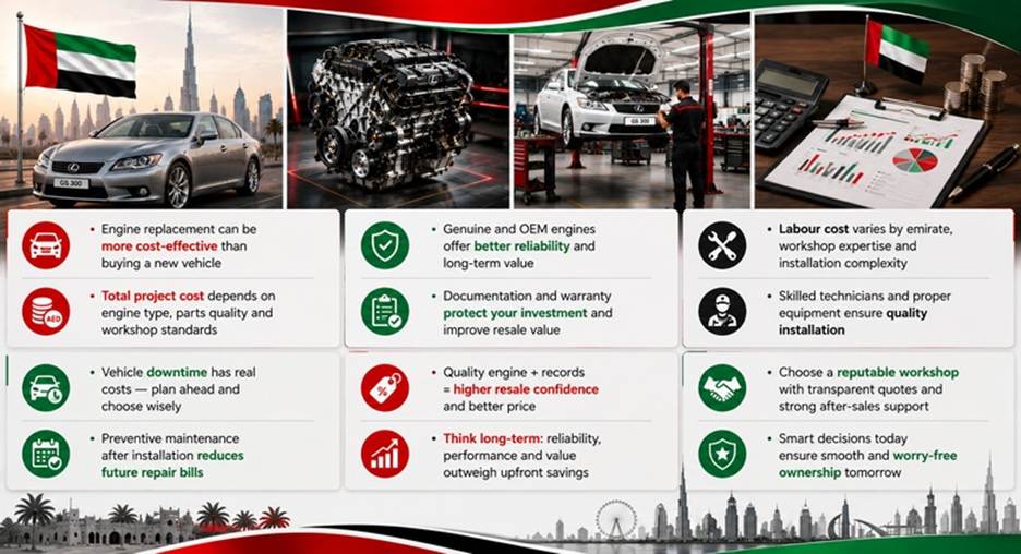 Lexus GS 300 Engines in UAE