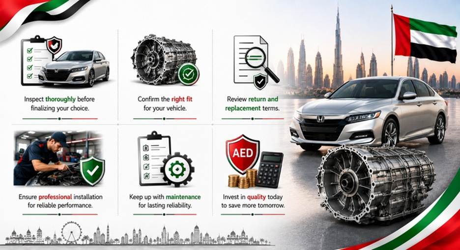 Honda Accord Gearboxes in UAE