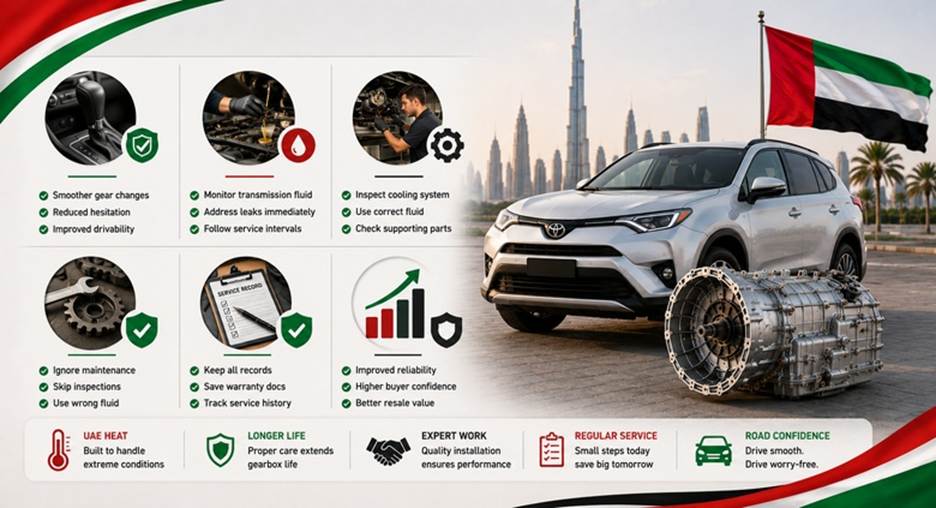 RAV4 Replacement Gearboxes in UAE