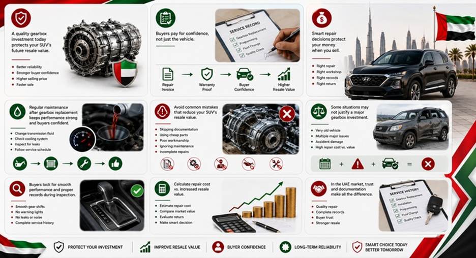 Hyundai Santa Fe Gearboxes in UAE