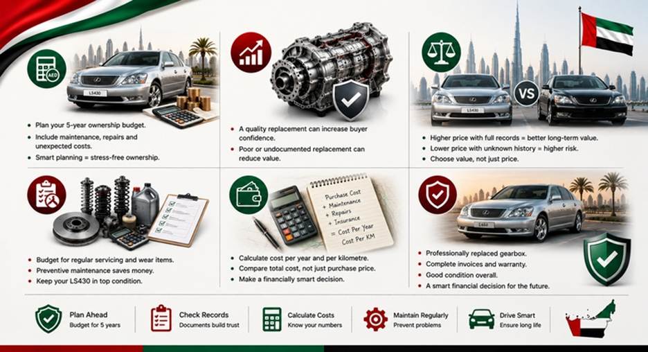 Lexus LS430 Gearboxes in UAE