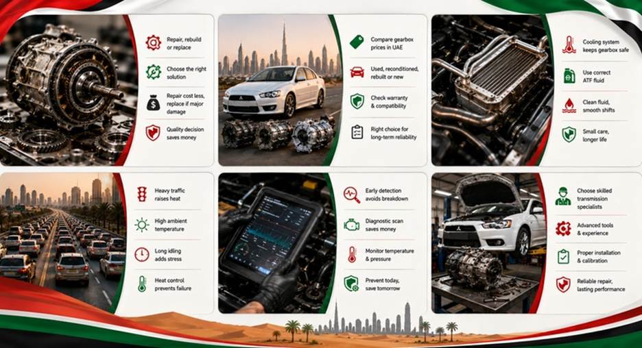 Mitsubishi Lancer Gearboxes in UAE