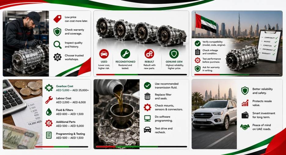 Escape Replacement Gearboxes in UAE