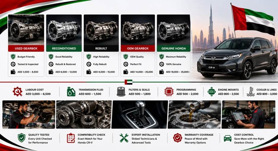 Honda CR-V Gearboxes in UAE