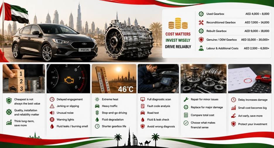 Ford Focus Gearboxes in UAE