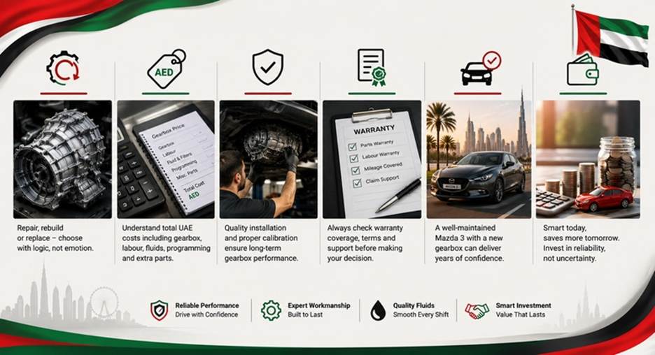 Mazda 3 Gearboxes in UAE