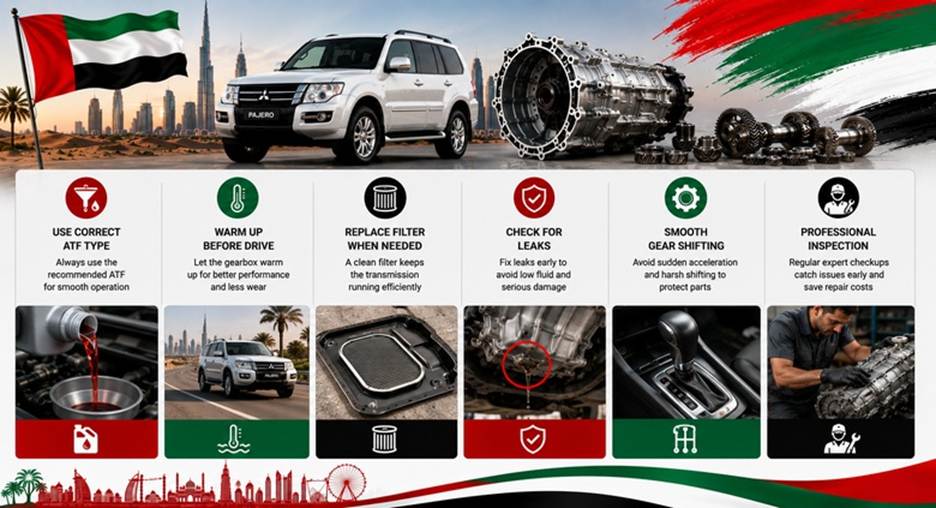 Mitsubishi Pajero Gearboxes in UAE