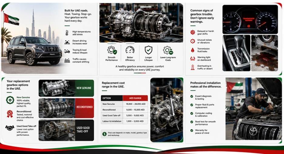 Toyota Prado Gearboxes in UAE