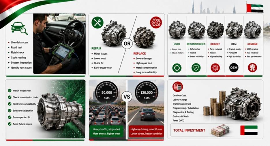 Mazda 6 Gearboxes in UAE
