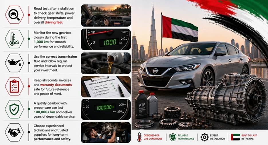 Nissan Maxima Gearboxes in UAE