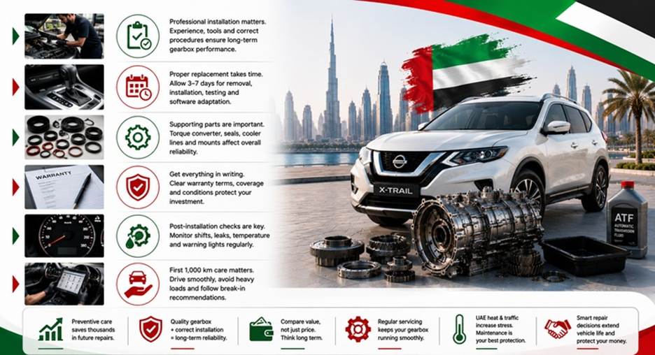 Nissan X-Trail Gearboxes in UAE