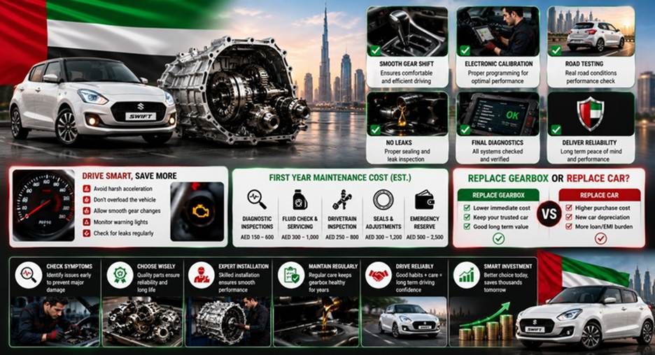Suzuki Swift Gearboxes in UAE