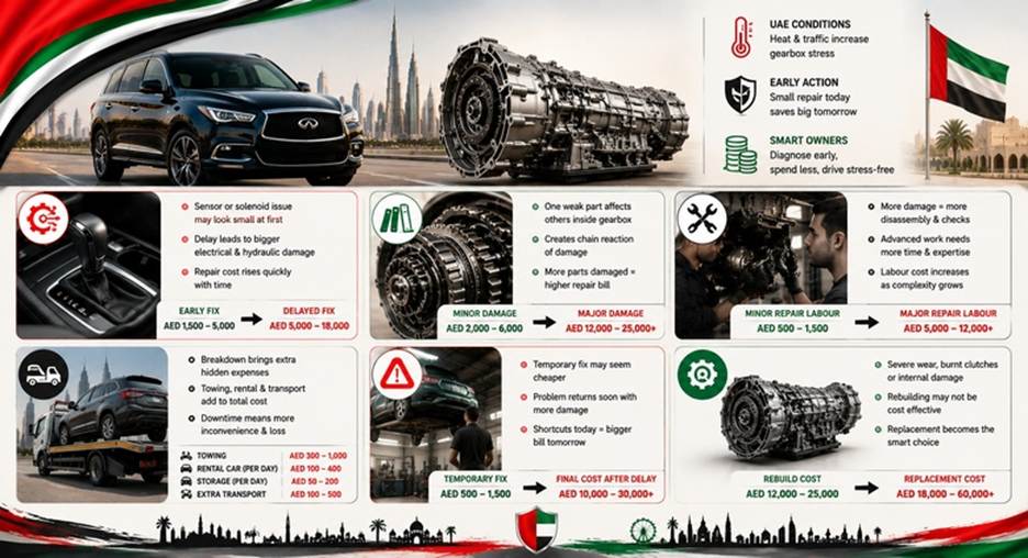 Infiniti QX60 Gearboxes in UAE
