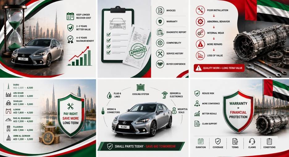 Lexus IS 250 Gearboxes in UAE