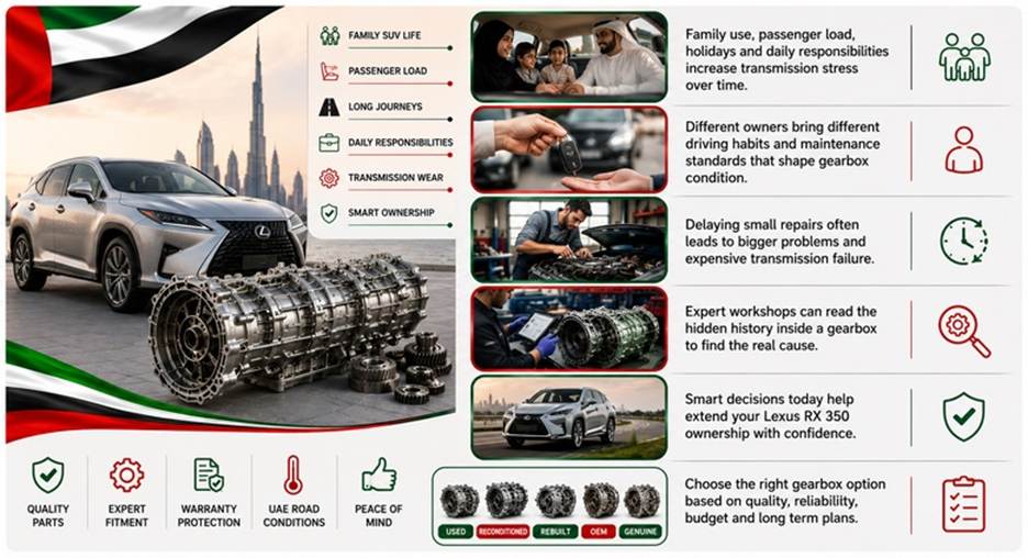 Lexus RX 350 Gearboxes in UAE
