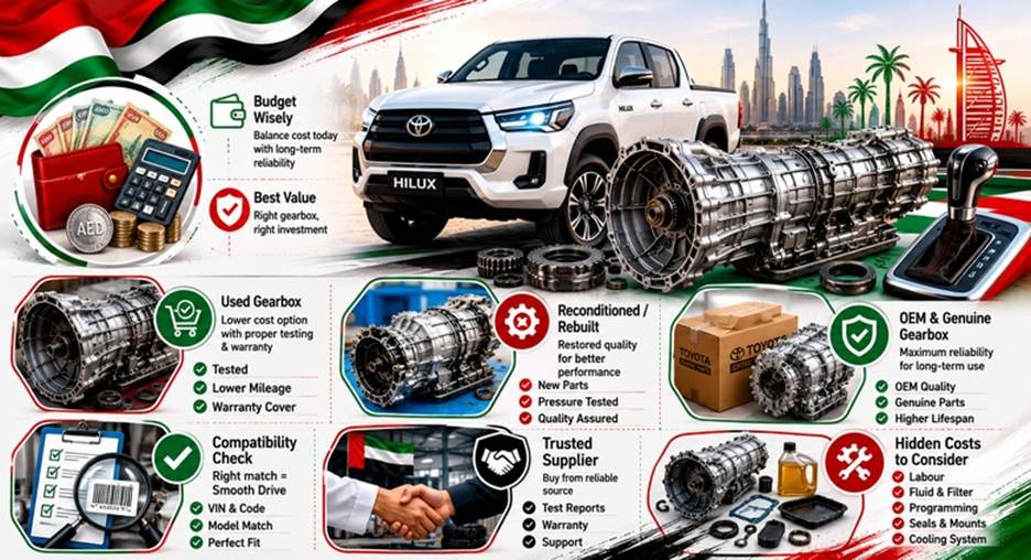 Toyota Hilux Gearboxes in UAE