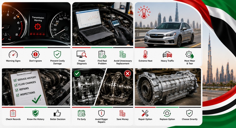Subaru Legacy Engines in UAE