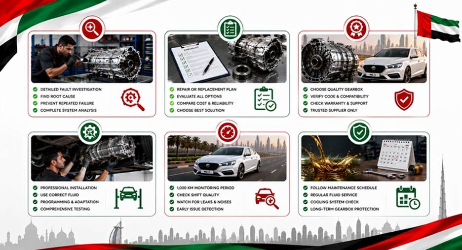 MG 6 Gearboxes in UAE