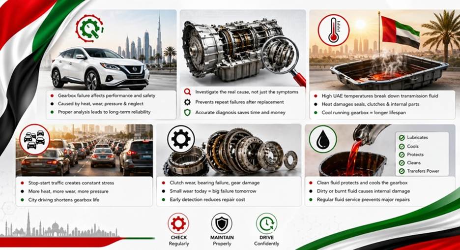 Nissan Murano Gearboxes in UAE