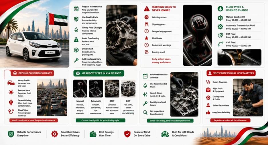 Kia Picanto Gearboxes in UAE