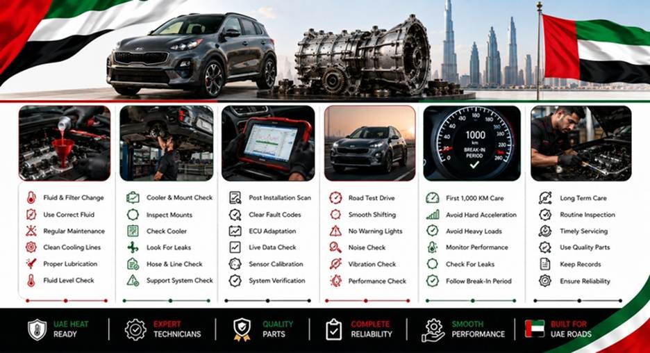 Kia Sportage Gearboxes in UAE