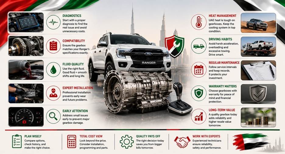 Ford Ranger Gearboxes in UAE
