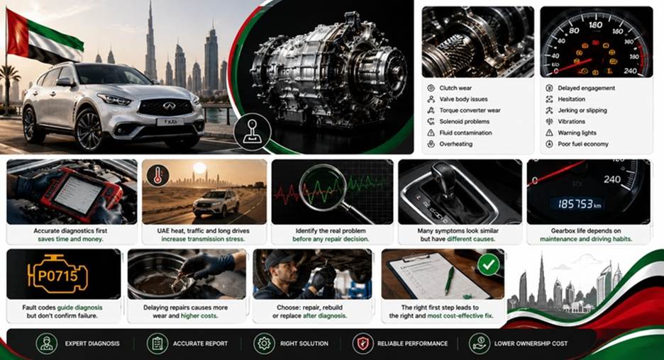 Infiniti FX35 Gearboxes in UAE