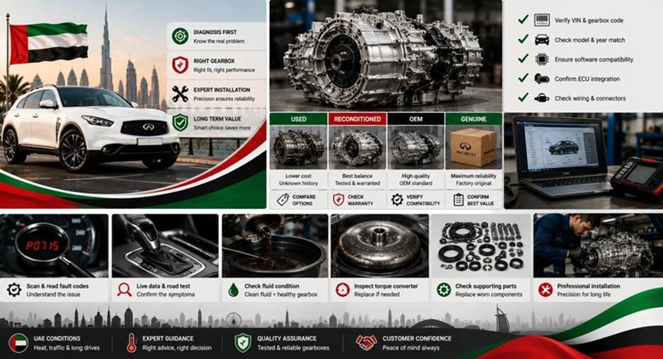 FX35 Replacement Gearboxes in UAE