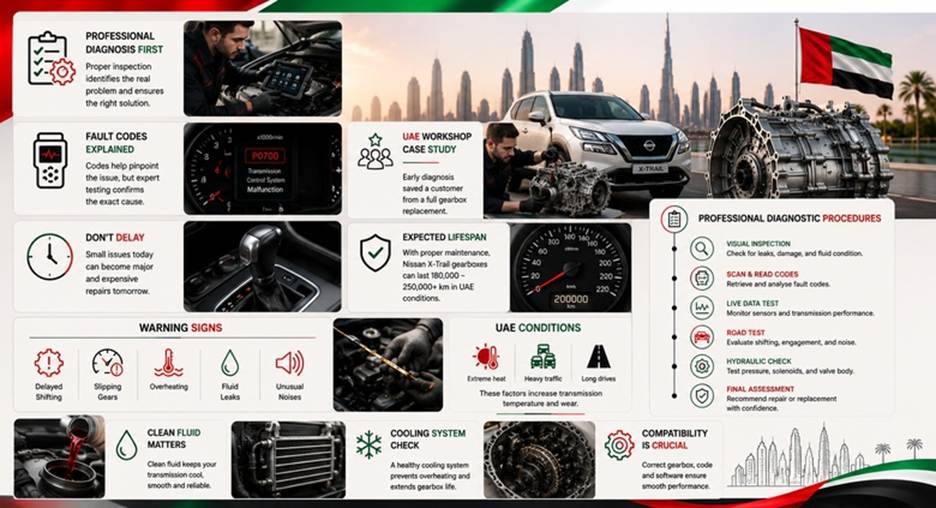 Nissan X-Trail Gearboxes in UAE
