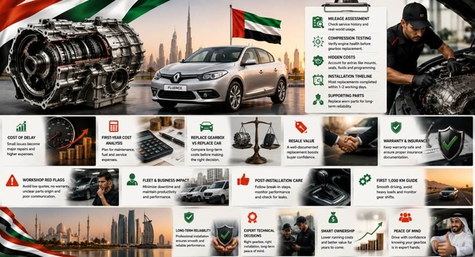 Renault Fluence Gearboxes in UAE