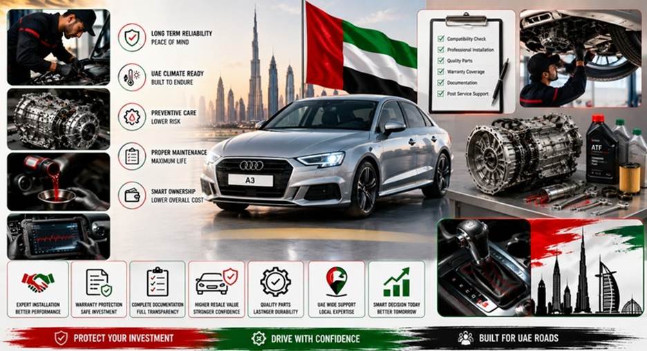 Audi A3 Gearboxes in UAE