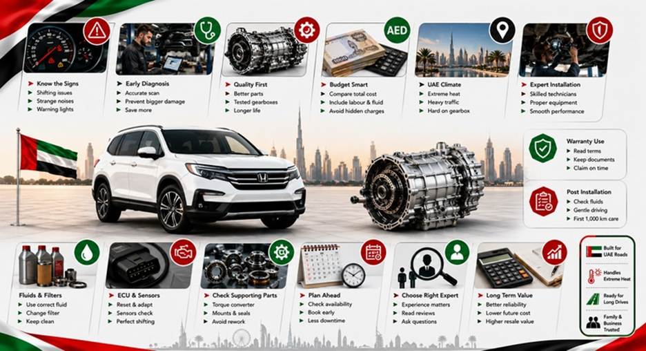 Honda Pilot Gearboxes in UAE