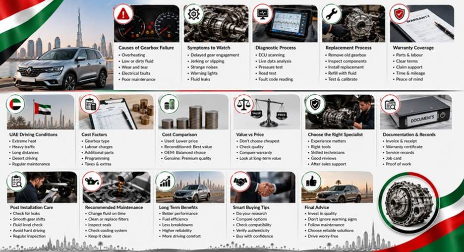 Renault Koleos Gearboxes in UAE