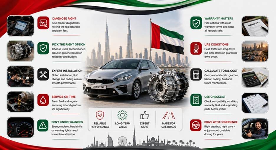 Kia Cerato Gearboxes in UAE