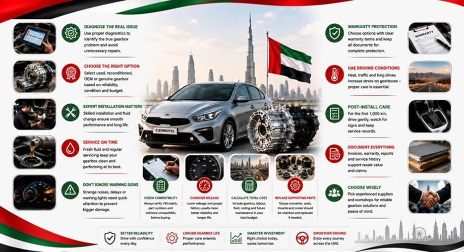 Cerato Replacement Gearboxes in UAE