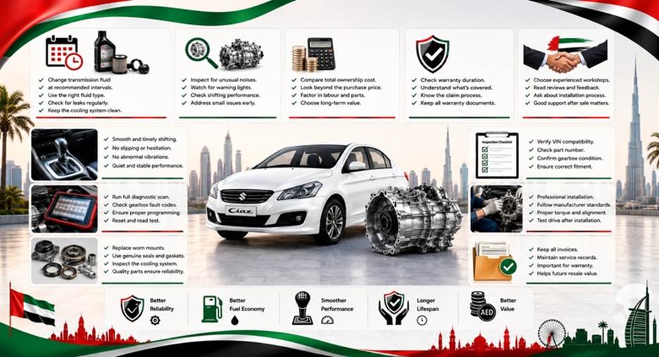 Suzuki Ciaz Gearboxes in UAE