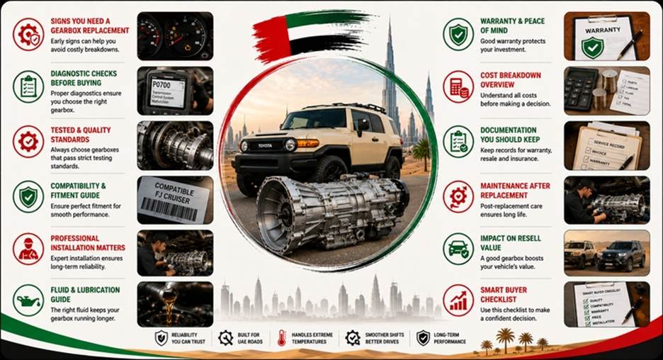 Toyota FJ Cruiser Gearboxes in UAE