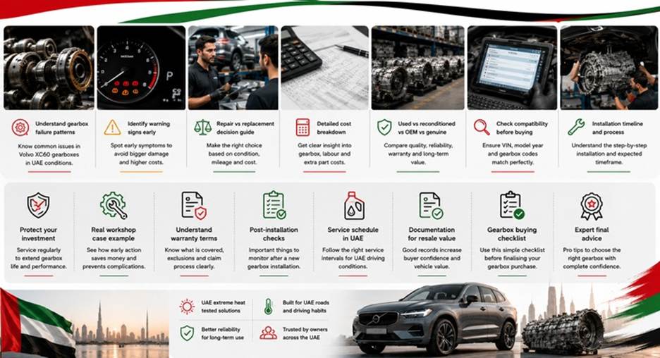 Volvo XC60 Gearboxes in UAE