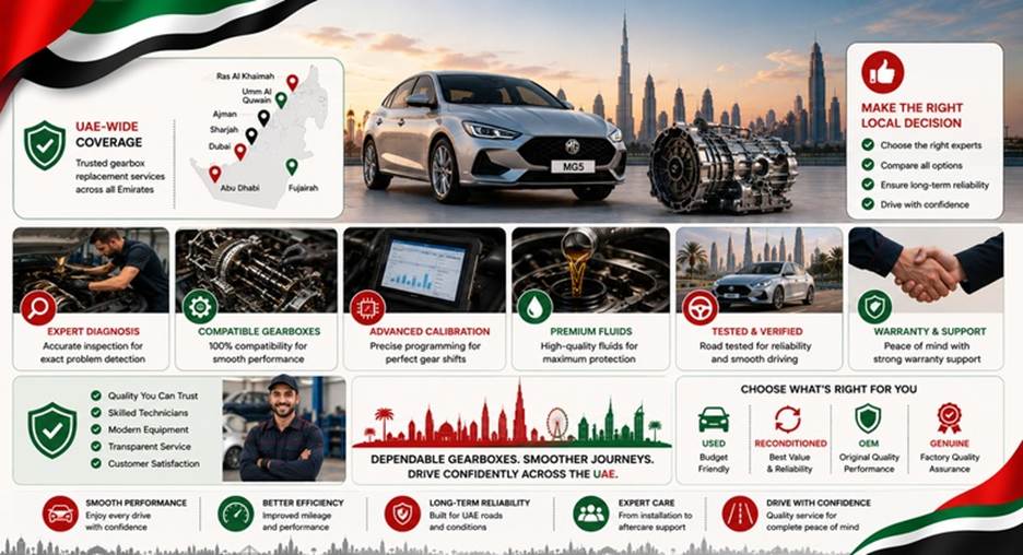 MG5 Gearboxes in UAE